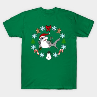 Christmas Shark T-Shirt